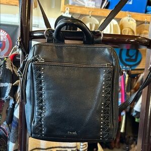 The Sak Black Leather Crossbody Bag